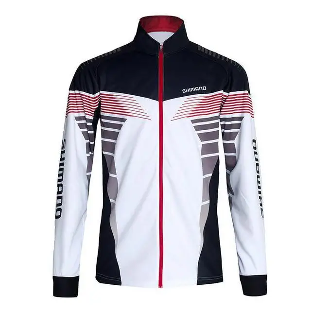 New Brand Fishing Jackets Men Long Sleeve Fishing Shirts Plus Size Summer Autumn Breathable Hiking Fishing Clothings - Color: 32