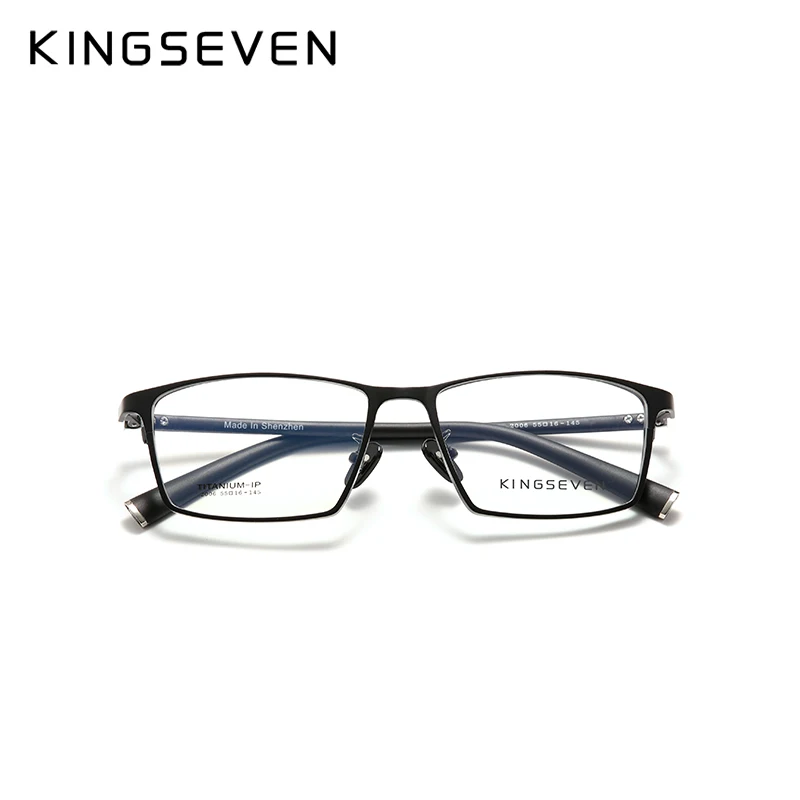 Оправа для очков KINGSEVEN титановая Мужская брендовые дизайнерские прямоугольные