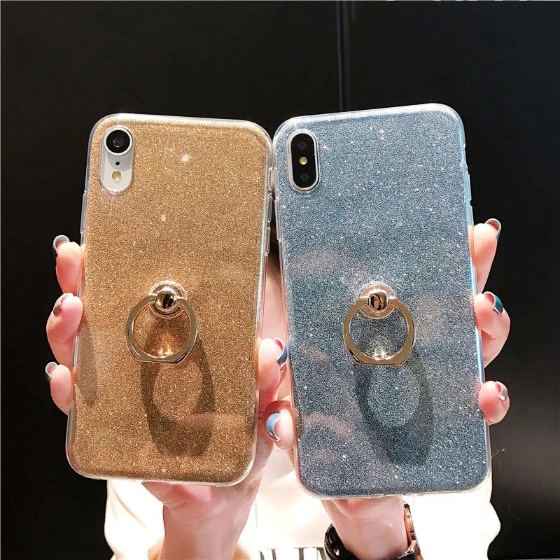 

Bling Glitter Case For Moto One Pro Power Cases Silicone Phone Bumper For Moto E5 E6 G5S C Plus Z3 Play Cover Coque