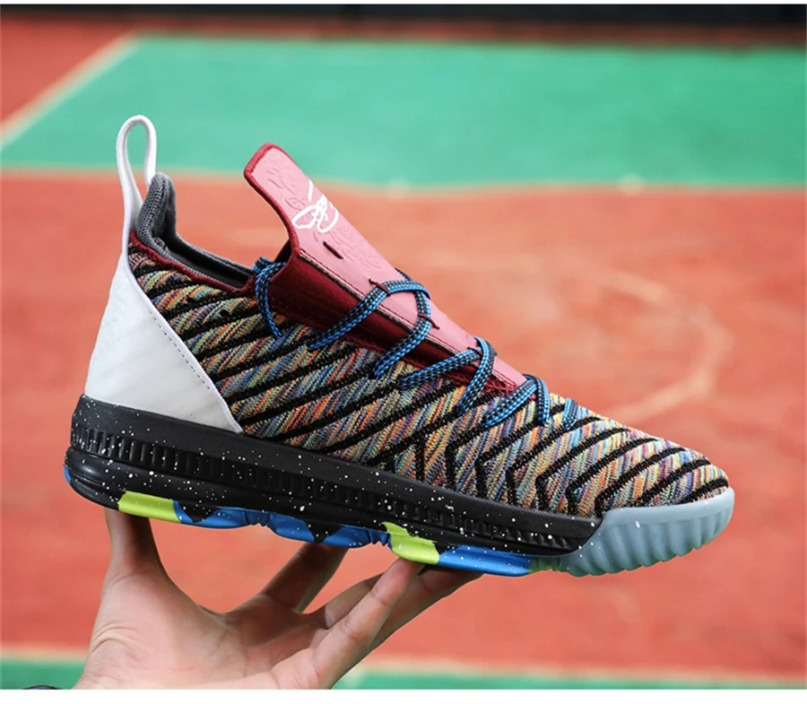 Мужская баскетбольная обувь Lebron 16, высокие баскетбольные кроссовки, обувь James, спортивные кроссовки Zapatillas Baloncesto Jordan, обувь