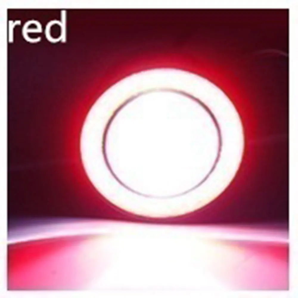 2pcs Angel Eyes Fog Light Projector LED Angel Eye Fog Lamp Durable Car 3 Inches Fog Light