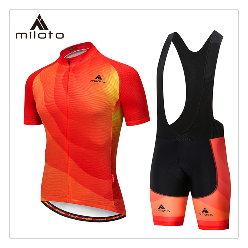 

Cycling Sets Clothing Mallot Ciclismo Hombre Verano GEL Breathable Pad Bicycle Breathable Quick Drying UV Protection Discount