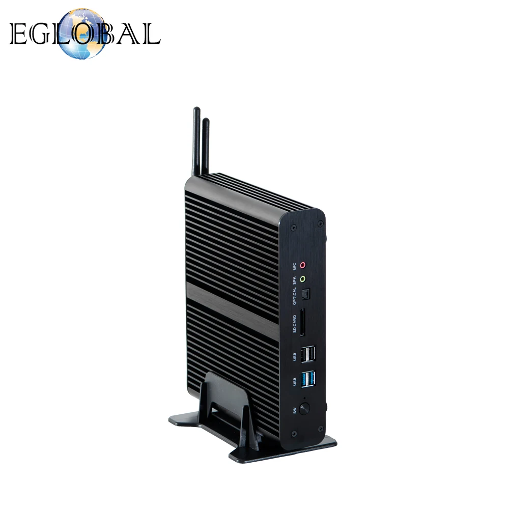  2LAN DDR4 Intel VT-x gamer pc 4G module DP HD portable mini server Core i7-7560U Embedded SIM card 