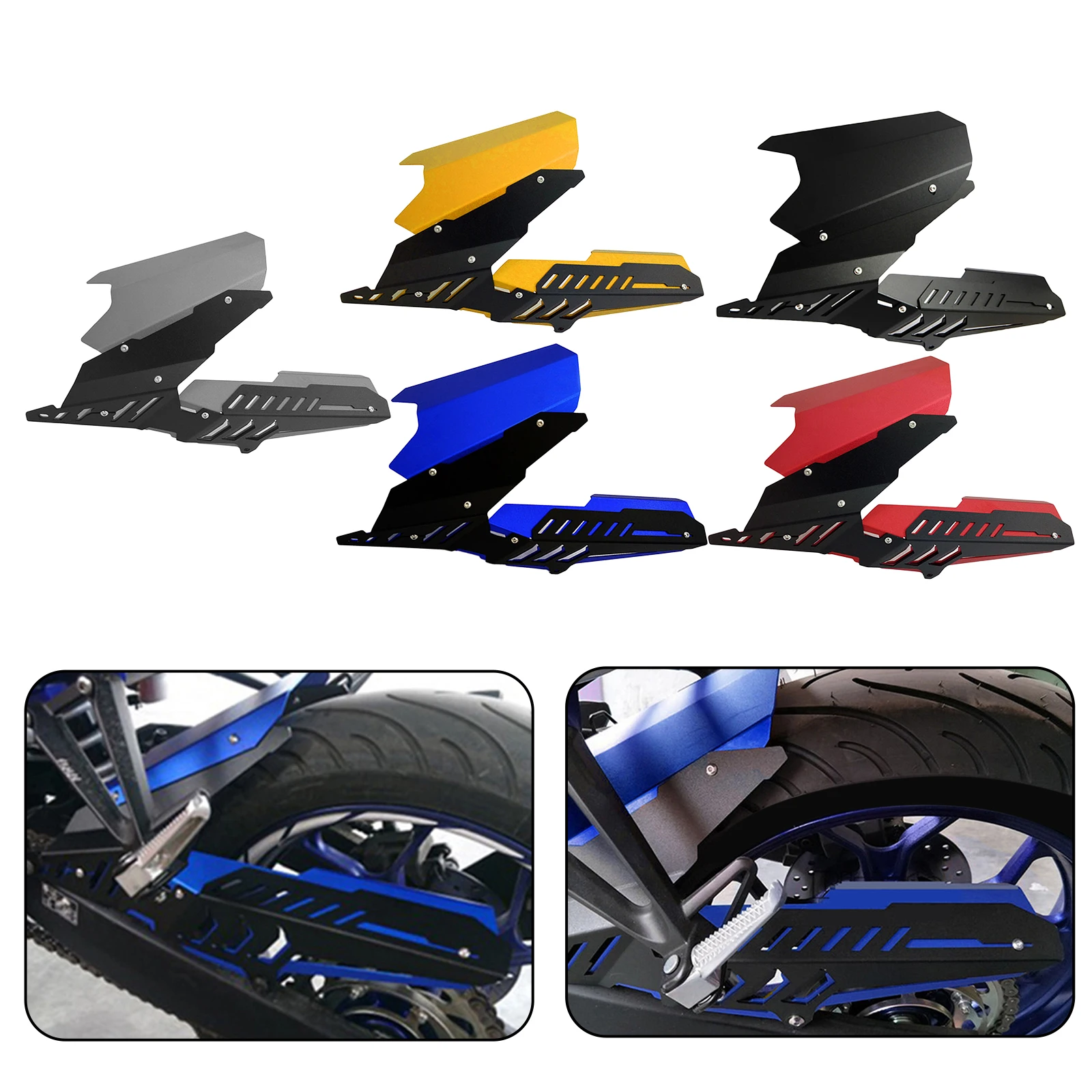 ЧПУ Алюминиевый сплав задний брызговик защита цепи для YAMAHA MT03 R3 R25 2013-2020 |