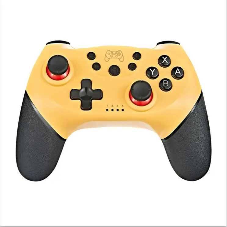 Yellow Для Nintendo Switch Pro геймпад Беспроводной Bluetooth геймпад игровой джойстик игровой контроллер вибрации с 6-Axis - Цвет: Yellow