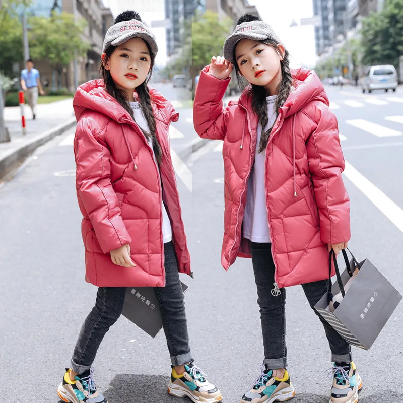 

Winter Down Jacket Girls 2019 New Children's Down Jacket Girls Section Korean Version of The Big Boy Thick Winter Coat Girl