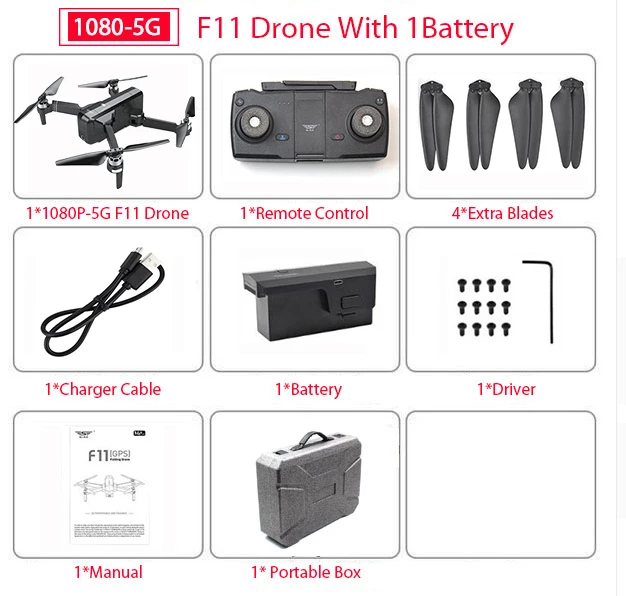 Global Drone 2K бесщеточный Дрон с камерой 2K HD Follow Me Квадрокоптер Профессиональный gps дроны VS FIMI X8 SE E520S F11 PRO - Цвет: 1080P Case