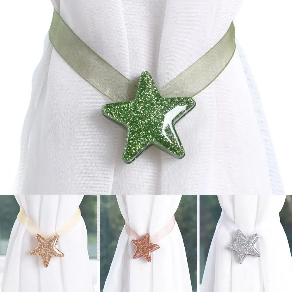 

Star Shape Window Curtain Buckle Magnetic Tieback Holder Bedroom Home Decor