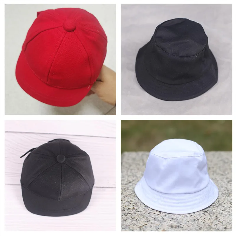 

Pop Idol 20cm Plush Doll Fashion Hat Sun Hat Fisherman Hat DIY 20cm Cotton Stuffed Doll Hat