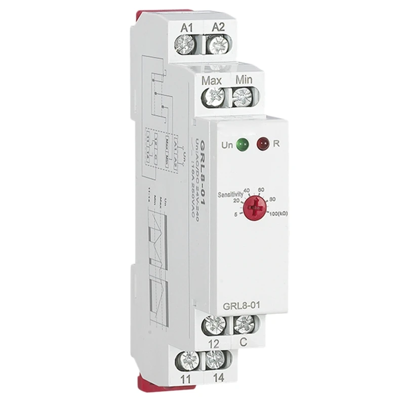 GRL8 регулятор уровня воды реле жидкости 10A AC DC 24V 220V реле водяного насоса с широким диапазоном напряжения