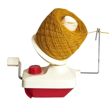 

Handheld Yarn Fiber String Ball Simple Winding Device Easy to Use Wool Winder Holder Wool String Winding Machine Knitting Tool