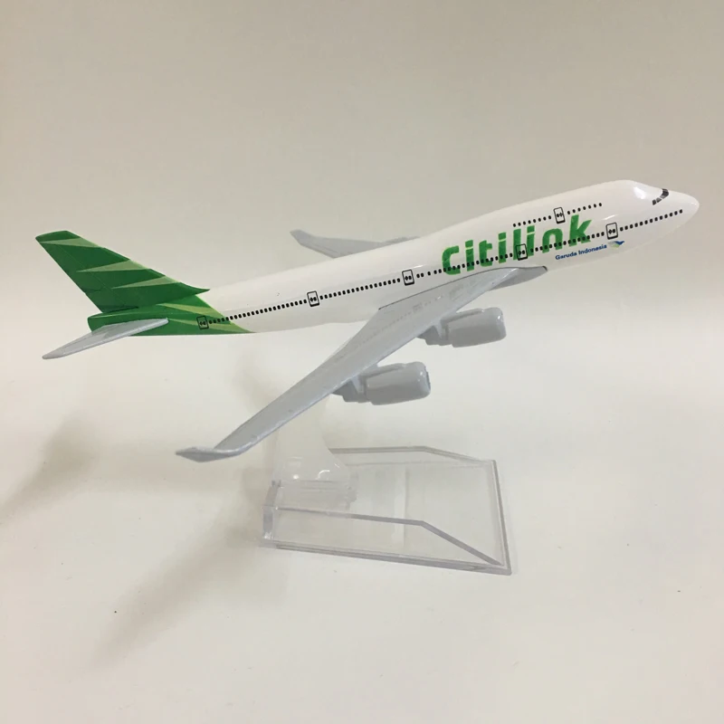 Модель самолета JASON TUTU 16 см модель Citilink Индонезия Боинг 747 1:400 Литые металлические