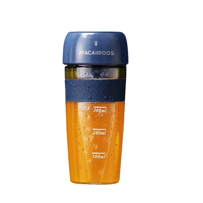 New MACAIIROOS Portable Juicer Cup Mini Electric Juice Maker 300ml Juice Milkshake Smoothie Blender Mixer