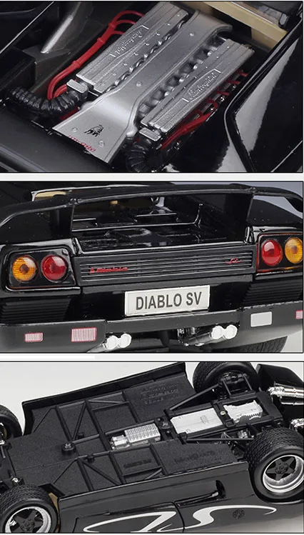 Maisto литая под давлением модель автомобиля Ghost Diablo SV 1:18 из металлического сплава Высокая симуляция автомобилей с базой Игрушки для мальчиков подарки для мальчиков