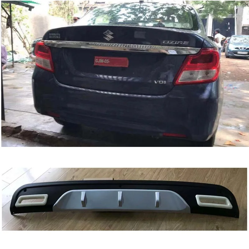 Exterior Auto Parts Rear Spolier Bumper Trims Cover Rear Diffuser Lips