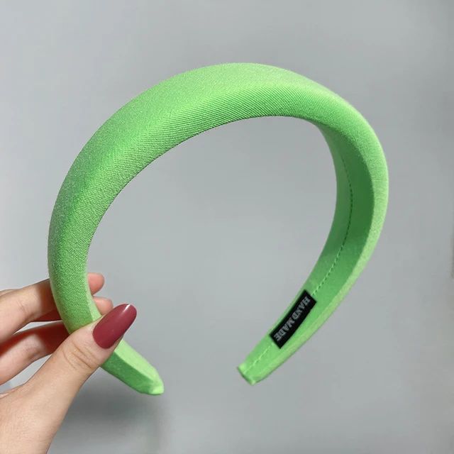 New Padded Headbands Women Wide Bezel Hairbands Thick Velvet Hair Hoop Girls Sponge Non-slip Hairband Fashion Hair Accessories 2