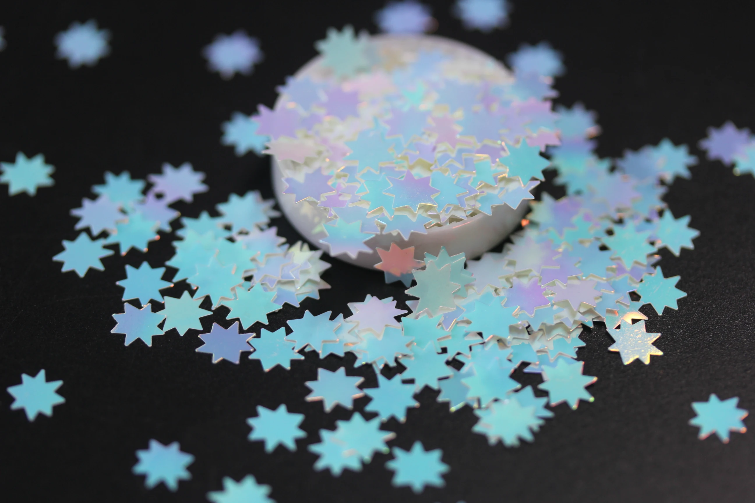 Gorgeous Sun Shape Nail Sequins Glitters Colorful Nail Flakes UV Gel Polish Decoration DIY 3D Manicure Resin Craft Decoration
