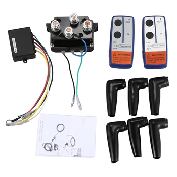 

12V 400A Winch Solenoid Relay for 6000Lb to 12000Lb Winch with 2-Pk Remote Control