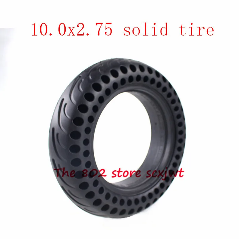 Высокое качество 10,0x2,75 Твердые Tyre10* 2,75 бескамерные шины для 10 ''Электрический скейтборд избежать непневматического анти-прокола