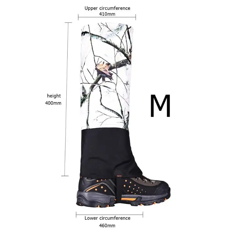 Открытый Пешие прогулки снег камуфляж лыжные леггинсы гетры для альпинизма охота водонепроницаемая защита ног Защита дышащий