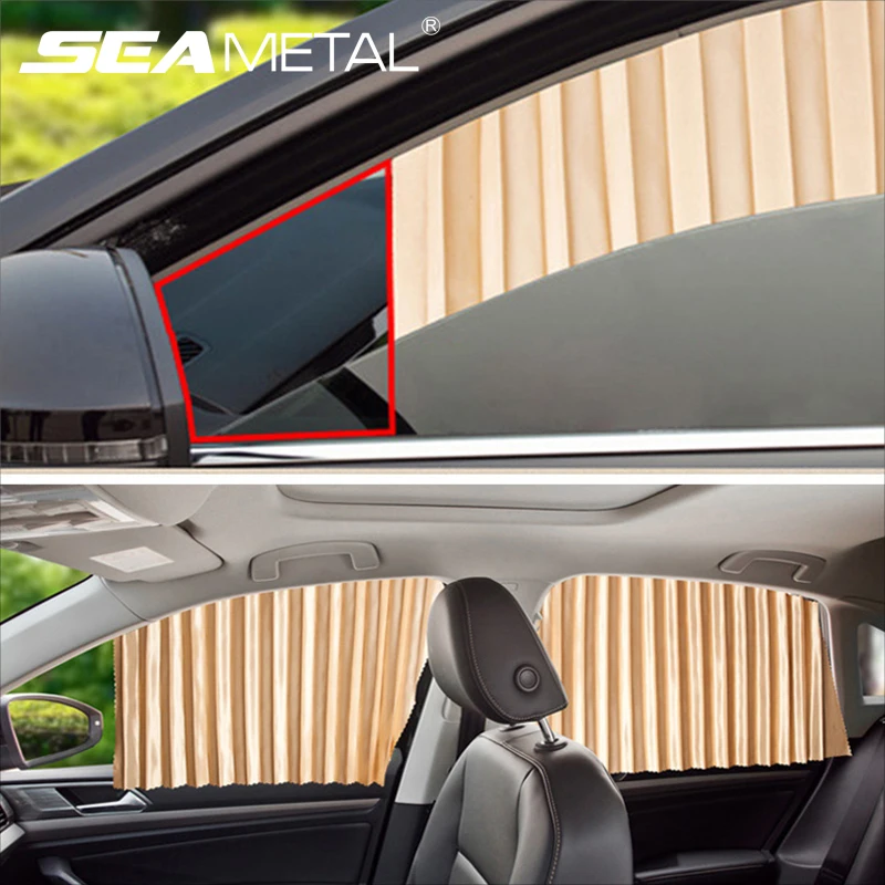 Car Curtain Side Window Sun Shade For Cars Side Windows Uv Blocking