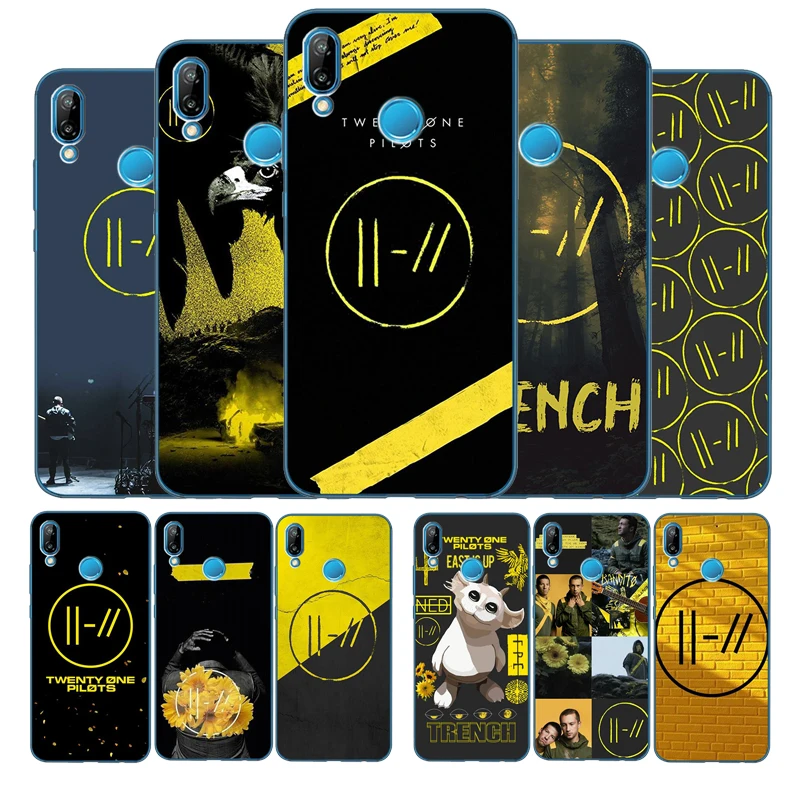 Мягкий силиконовый чехол Twenty One Pilot из ТПУ для Huawei P10 P20 P30 P40 Lite Plus Pro P smart Nova 3 3i 3E 4E |
