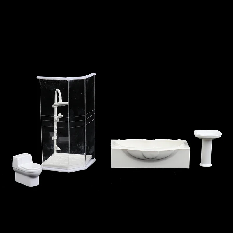 Puppenhaus-Badezimmer-Set 18-teilig – Mini-Badewanne, WC, Waschbecken & Zubehör Für Puppenhäuser