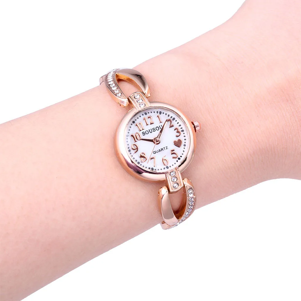 

Luxury ladies quartz bracelet watch high-end quality fashion retro design fashion pink Christmas gifts Montre femme