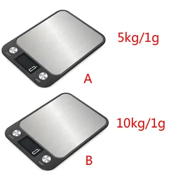 

10kg 1g Large Digital Kitchen Stainless Steel Scale Kitchen Cooking Food Scale B85C