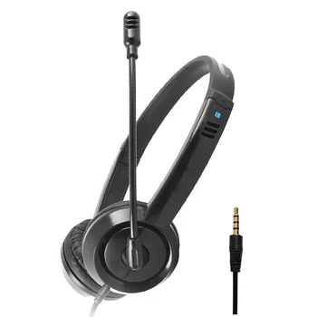 

Wired Headset with Mic Stereo Gaming Headphone for PC Computer Listening Comprehension Training EM88