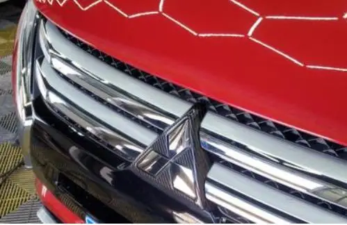 Для Mitsubishi Eclipse Cross бамперная решетка центр Логотип рамка Центральная панель блестящий чехол отделка автомобильный аксессуар наклейка