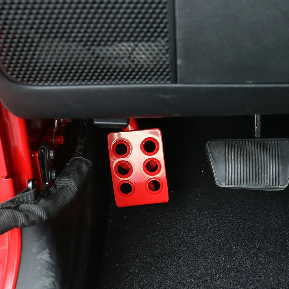 

Metal Car Interior Decoration Dead Foot Pedal Left Side Foot Rest Kick Panel Fit for Jeep Wrangler JK 2007-2017