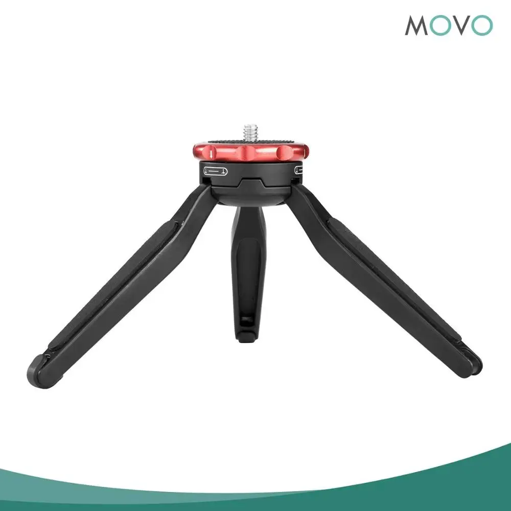 MOVO MV-T1 Алюминиевый Мини Универсальный штатив подставка для мяча со съемным захватом для IOS iPhone 8 7 GoPro Action Canon Nikon DSLR