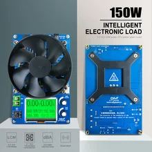 Voltímetro de capacidad de batería Digital, indicador de carga electrónica de corriente constante ajustable, 150W, enchufe de la UE y EE. UU.