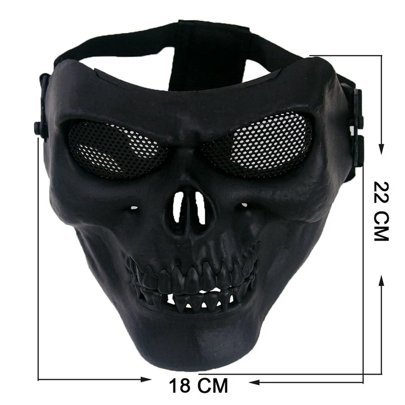 Полнолицевая маска с Goggle охотничьи военные игры поле тактический для страйкбола и пейнтбола PC объектив глаза безопасная защитная маска шлем
