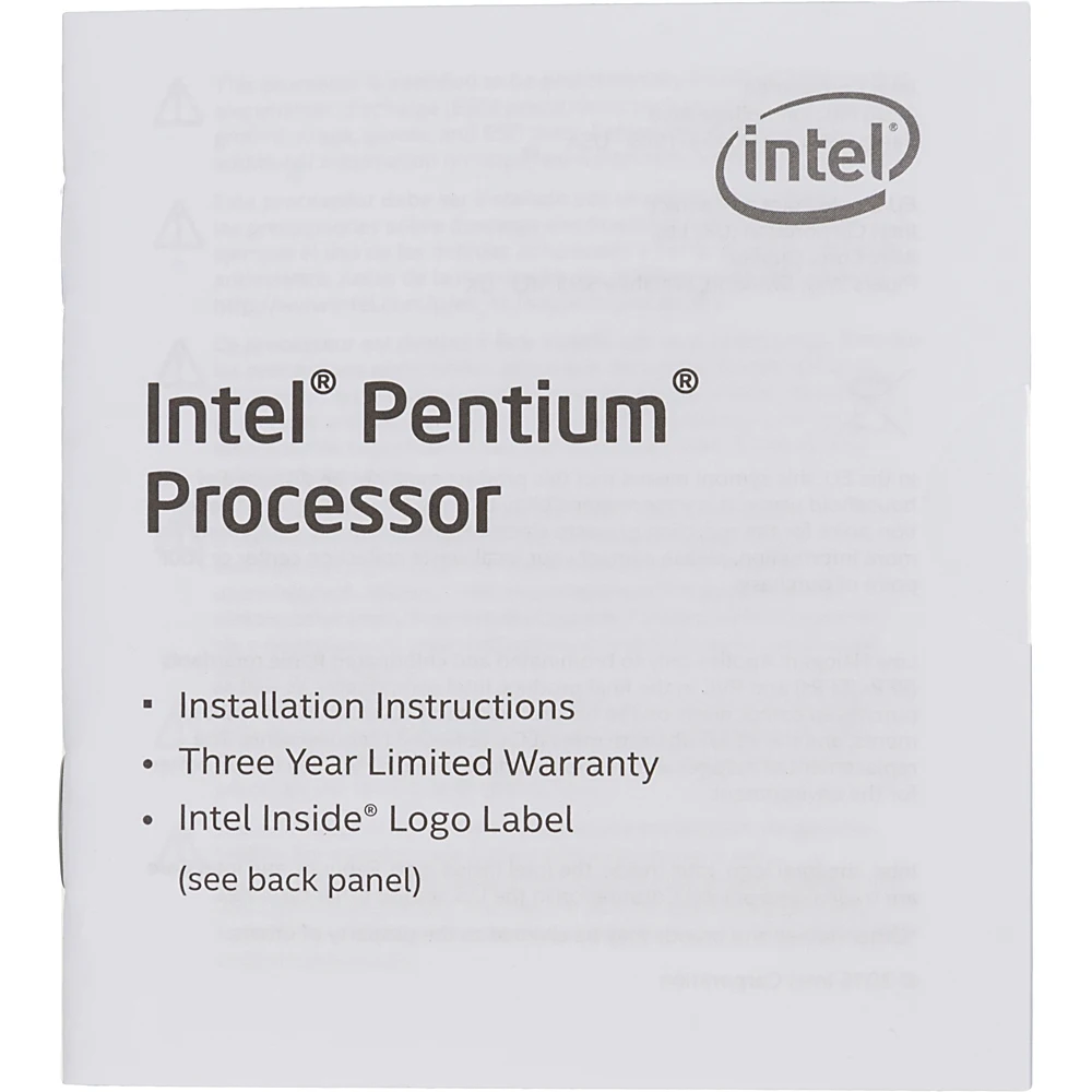 Процессор Intel Original Pentium Dual-Core G4600 Soc-1151(BX80677G4600 S R35F)(3.6GHz/HDG630) Box