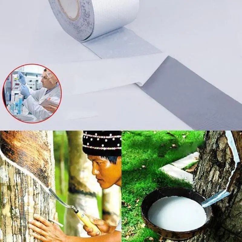 

1PC Super Waterproof Tape Aluminium Foil Tape Butyl Rubber Stop Leak Stick fix tape Self Adhesive for Roof Hose magic repair tap