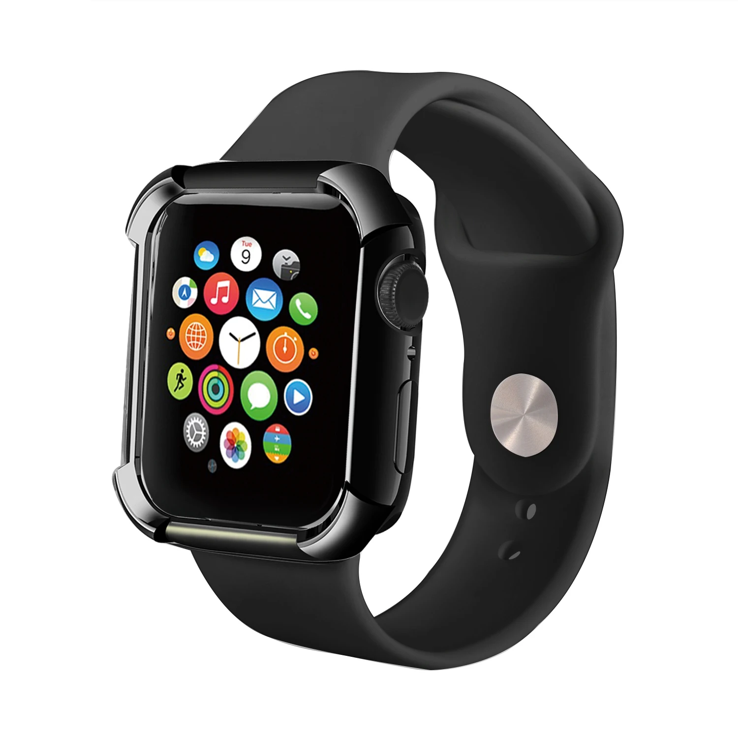 Чехол для часов, чехол для apple Watch 40 мм, 44 мм, серия 5, 4, полный защитный бампер, чехол для iwatch, мягкий ТПУ ударопрочный чехол s