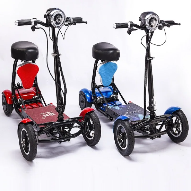 Enhance perfect travel transformer 4 wheel folding mobility scooter new mini adult portable foldable electric scooter