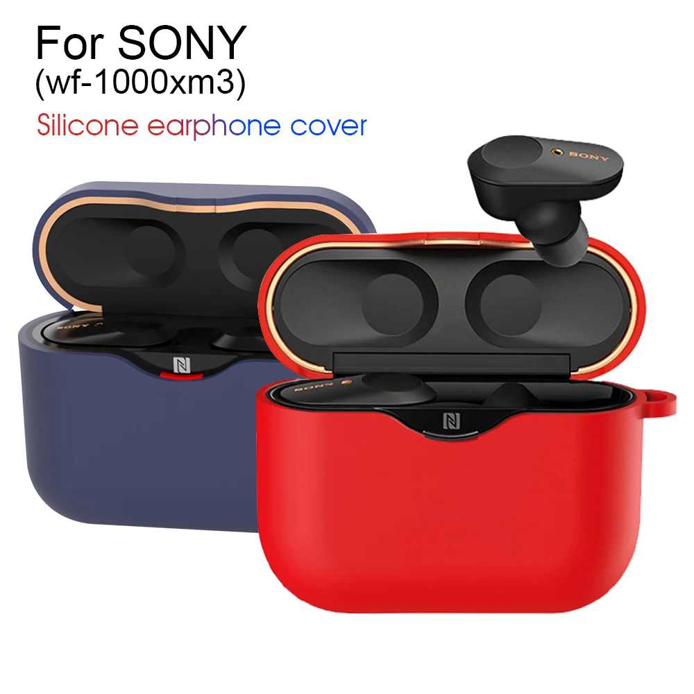 Беспроводной Bluetooth наушники открытие анти-шок зарядный чехол для sony WF-1000XM3 гарнитура Мягкий Силиконовый ТПУ чехол защитный чехол
