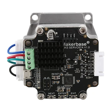 

Makerbase 3D Printer Closed Loop Servo Motor NEMA23 MKS SERVO57A Developed By Makerbase That Prevents Losing Steps with Disply