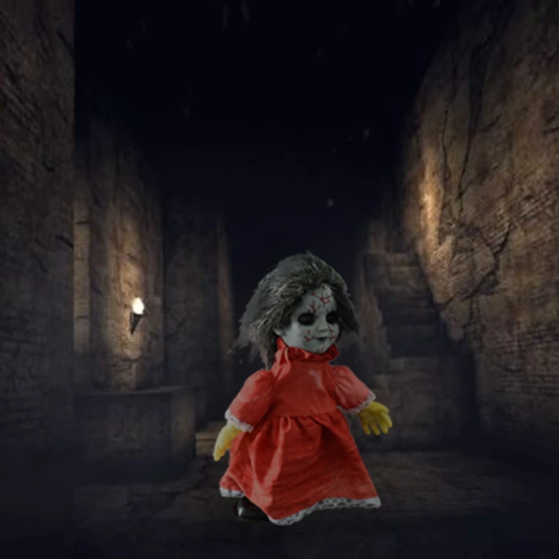 Причудливая кукла Хэллоуин страшный карнавальный костюм Зомби Плюшевые игрушки электрические ходячие мертвые Призраки Хэллоуин взрывы Ужасный Призрак кукла