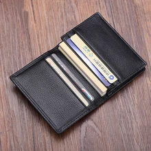 Luxury Fashion Genuine Leather card Wallets men credit card holders women card&ID holder male organizer Business card holder