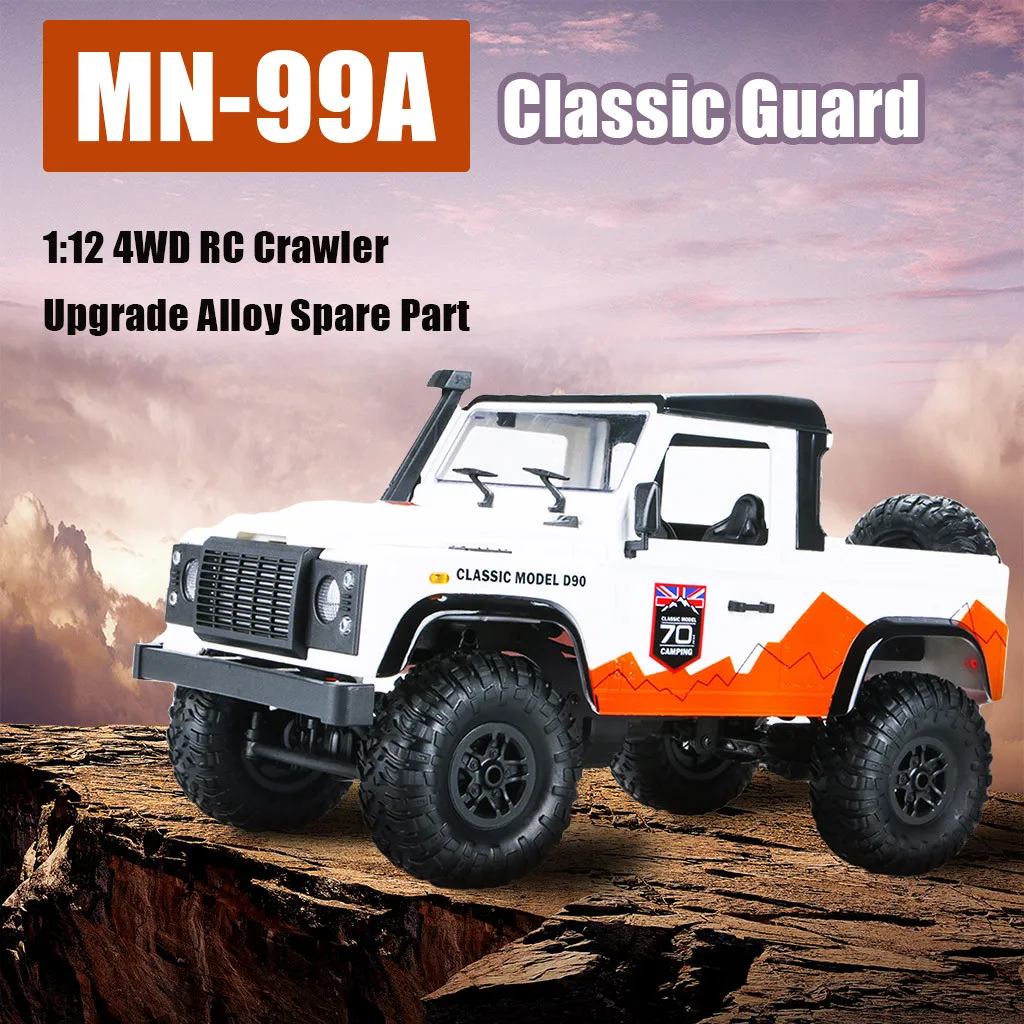 MN-99A 2,4G 1/12 4WD RTR военный гусеничный RC багги внедорожный пикап автомобиль