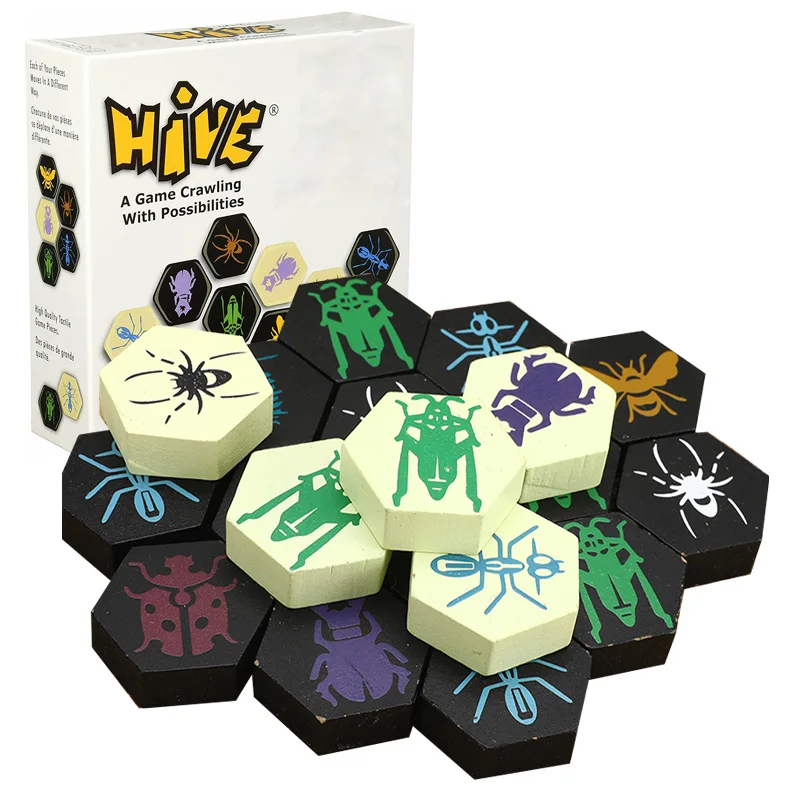 High Quality Wooden Hive Board Game 2 Players Family/Party Parents with Children Funny Game Entertainment Made High Quality Wooden Hive Board Game 2 Players Family/Party Parents with Children Funny Game Entertainment Made
