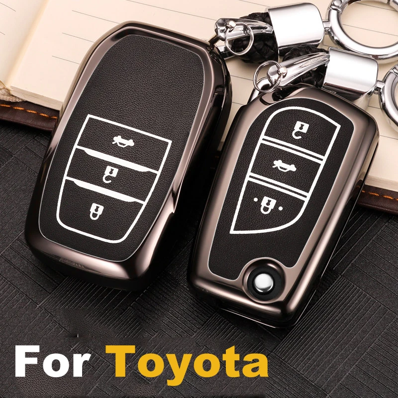 Zinc alloy+Luminous Car Key Case Cover For Toyota Camry Land Cruiser 200 Prado Prius Crown Avensis Auris Corolla Vitz RAV4 Hilux |