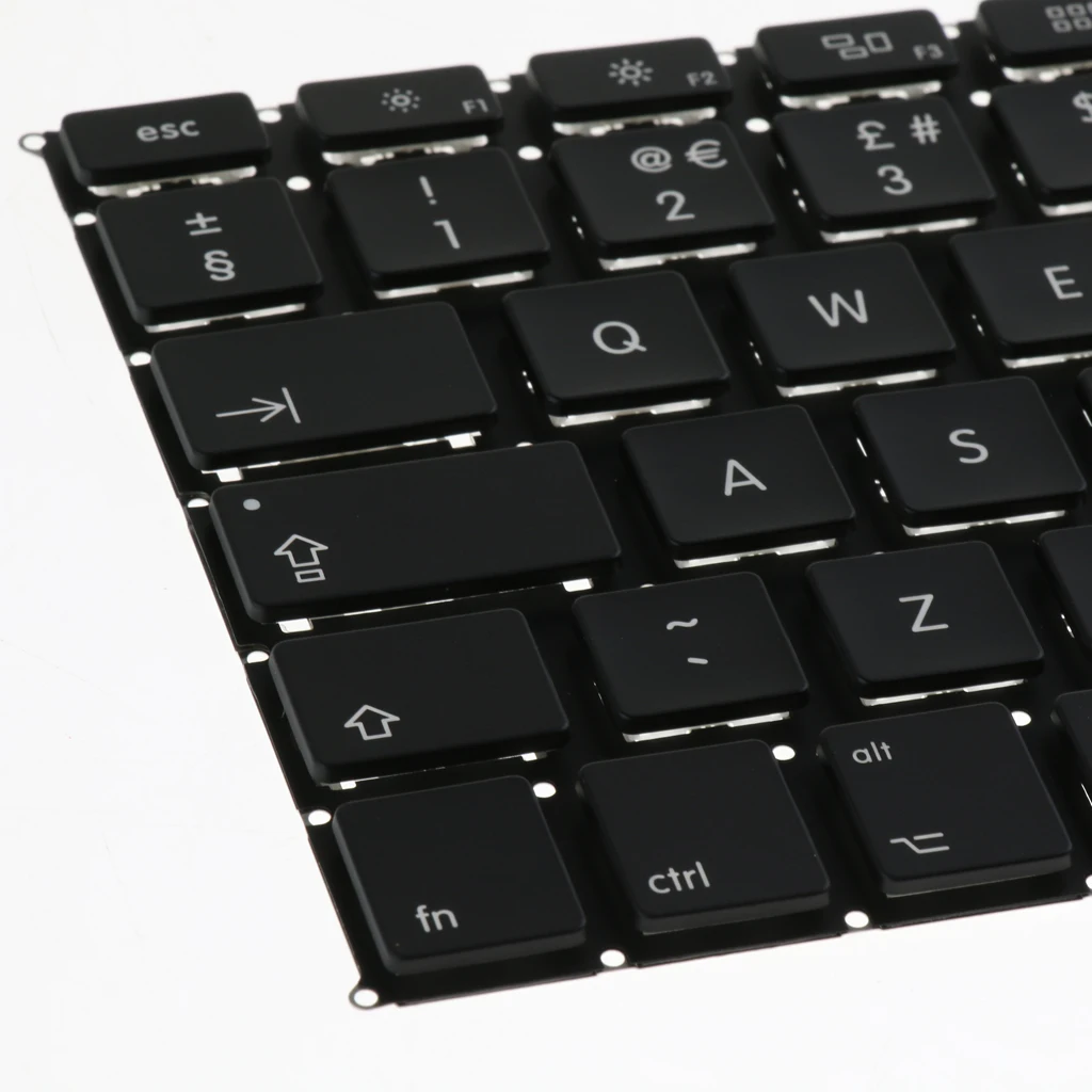Laptop Keyboard Accessory UK Layout for Apple MacBook Pro Retina 15 Inch A1398 (Black)
