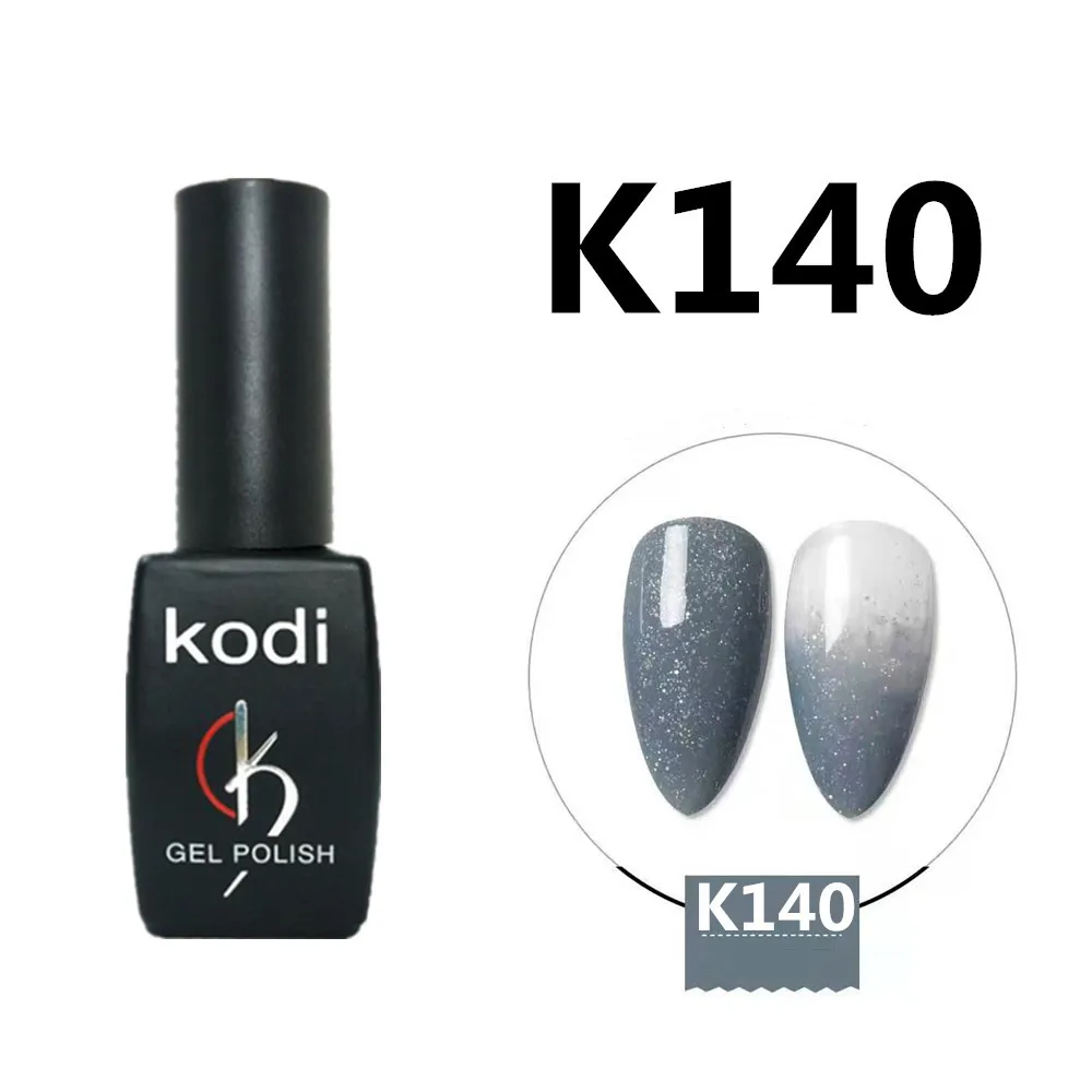 KODI гель для ногтей 8 мл Блестящий блестящий порошок УФ-Гель-лак Гибридный полуперманентный впитывающий светодиодный Гель-лак для ногтей - Цвет: K140