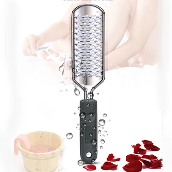 

1 Pcs Stainless Foot File Pedicure Pedicure Tools Dead Skin Remover For Feet Blade Replaceable Foot Care Brush Foot Tool Care
