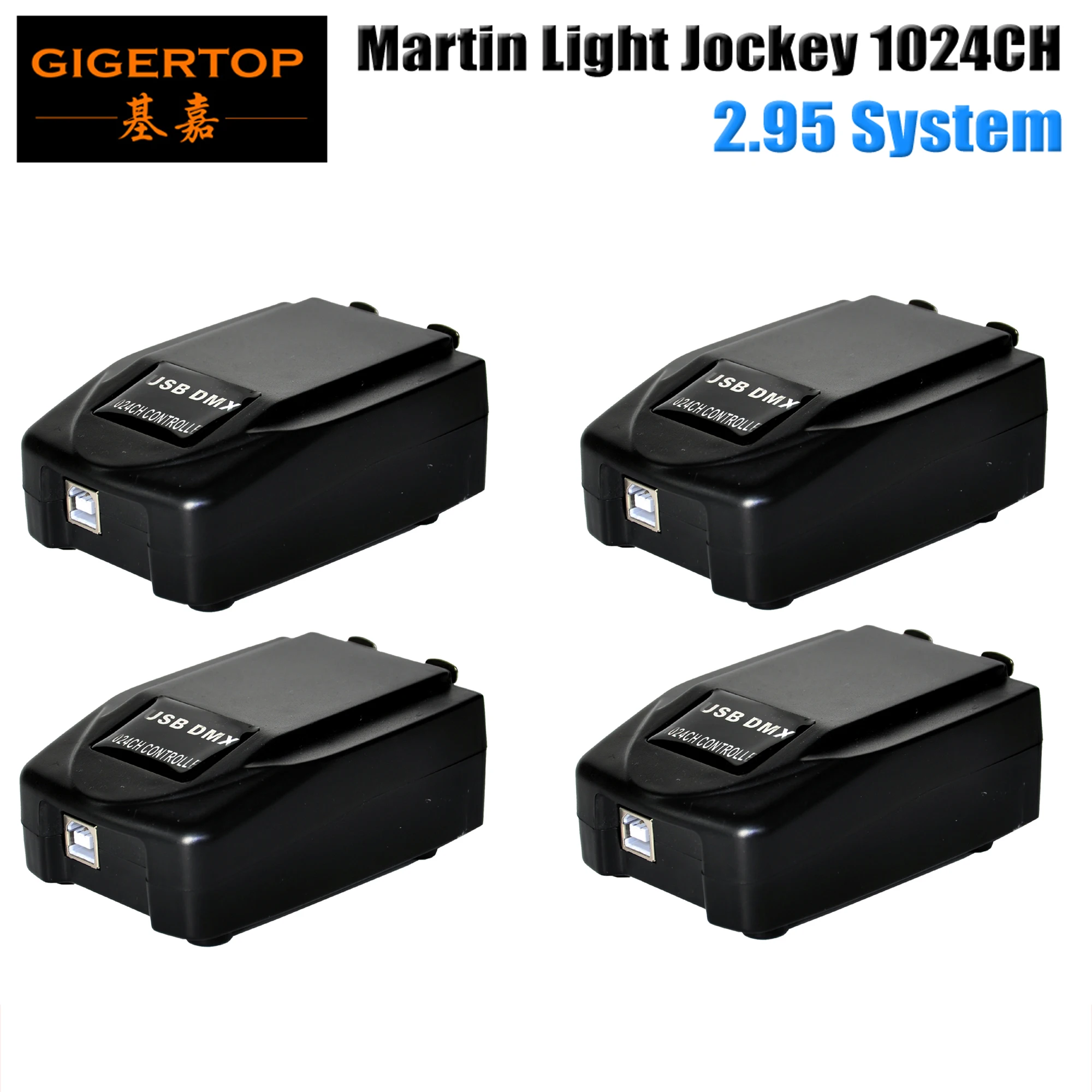 Лучшая цена 4 шт./лот Martin USB Duo DMX интерфейс для Light Jockey 1024 каналов на базе Windows
